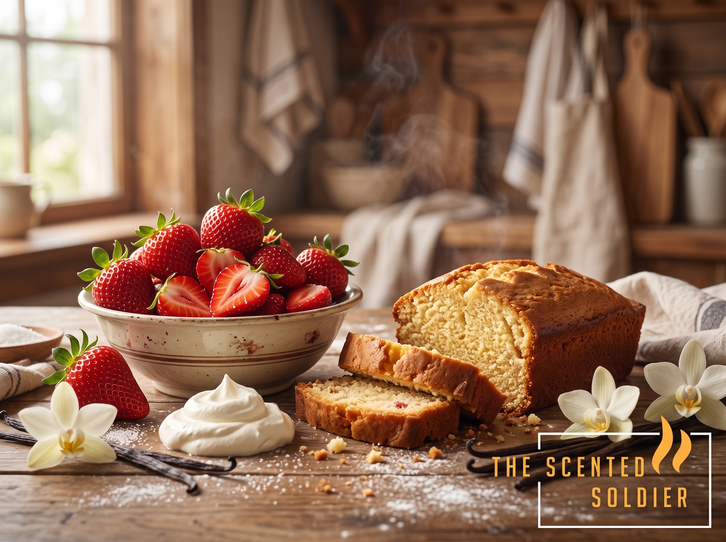 Strawberry Pound Cake